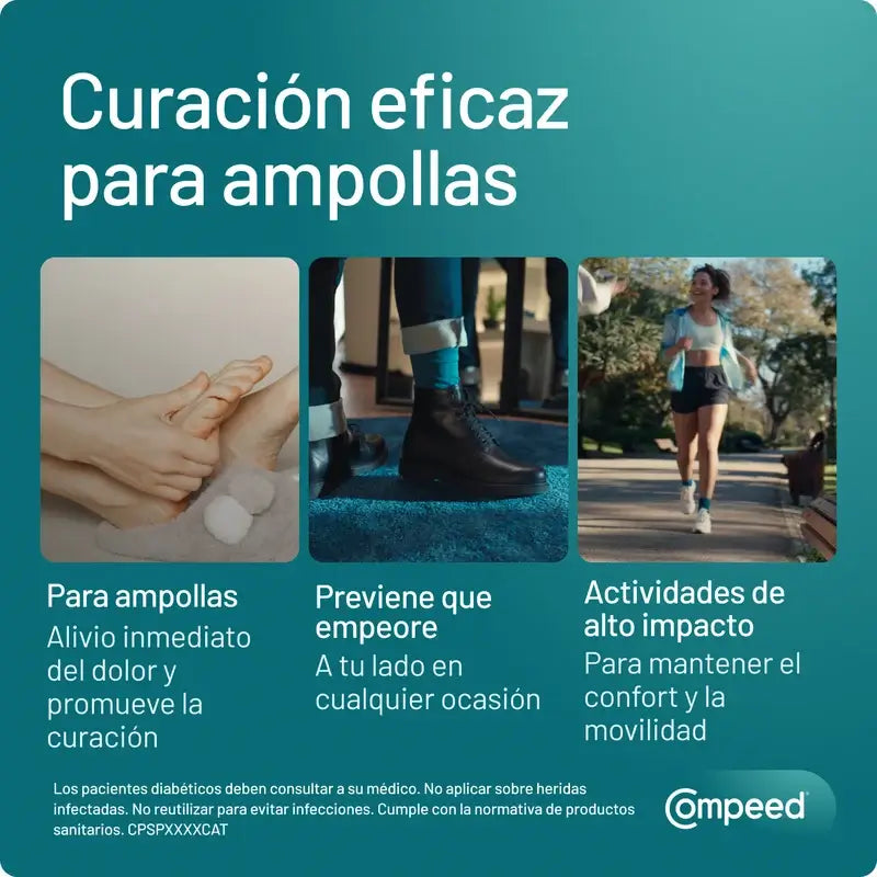 Pés de Bolhas Compeed, 8 Unidades