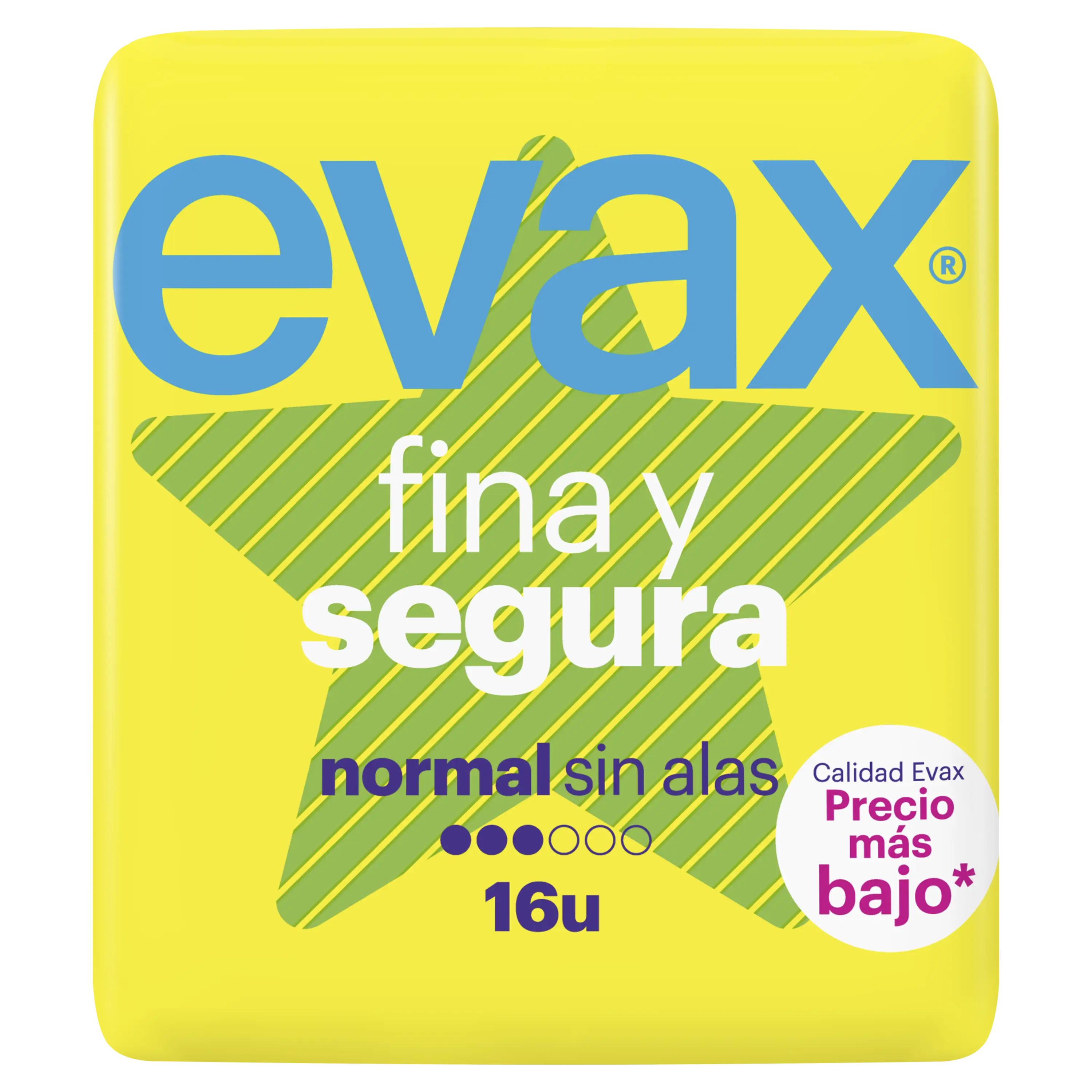 Evax Thin & Safe Normal Pads 16 unidades