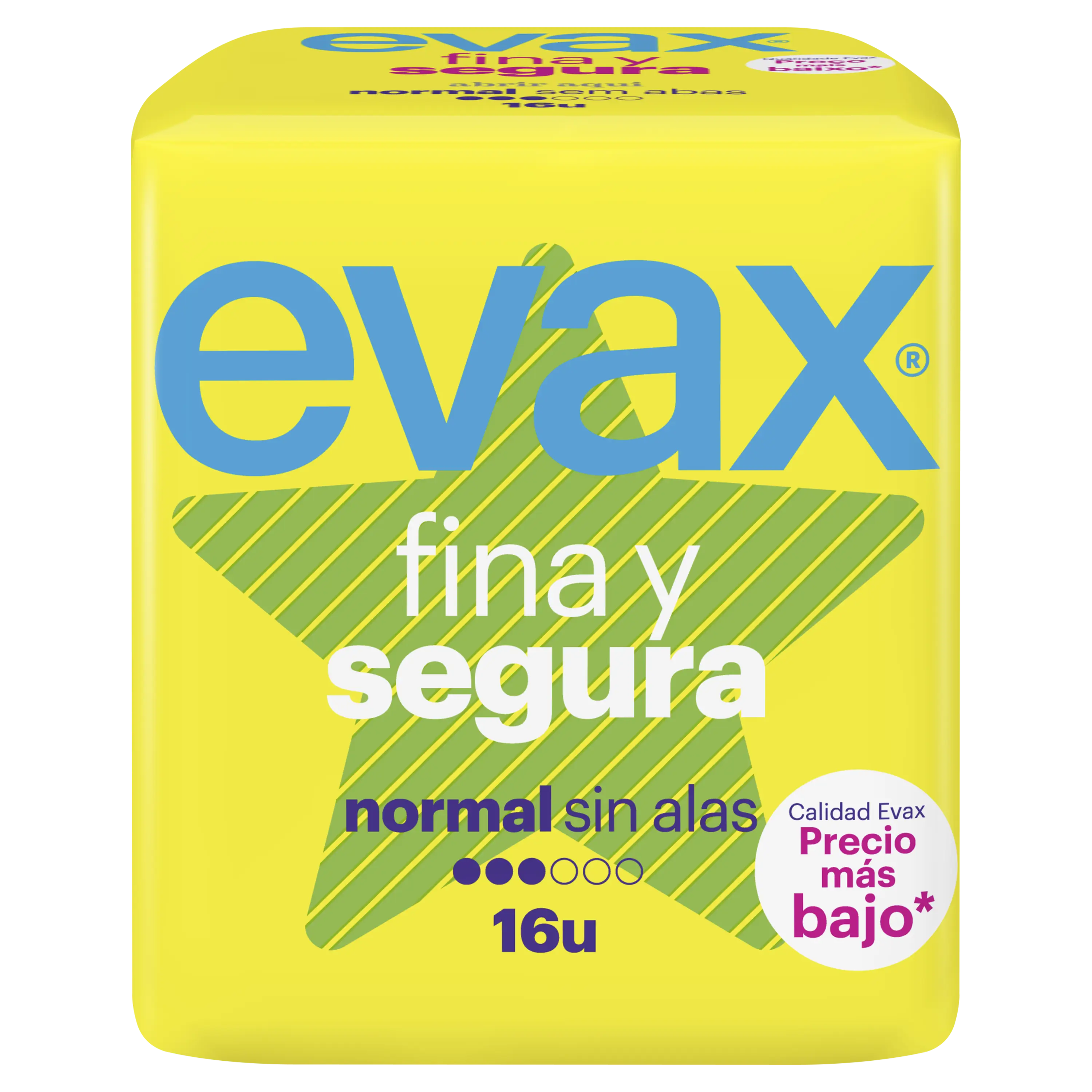 Evax Thin & Safe Normal Pads 16 unidades
