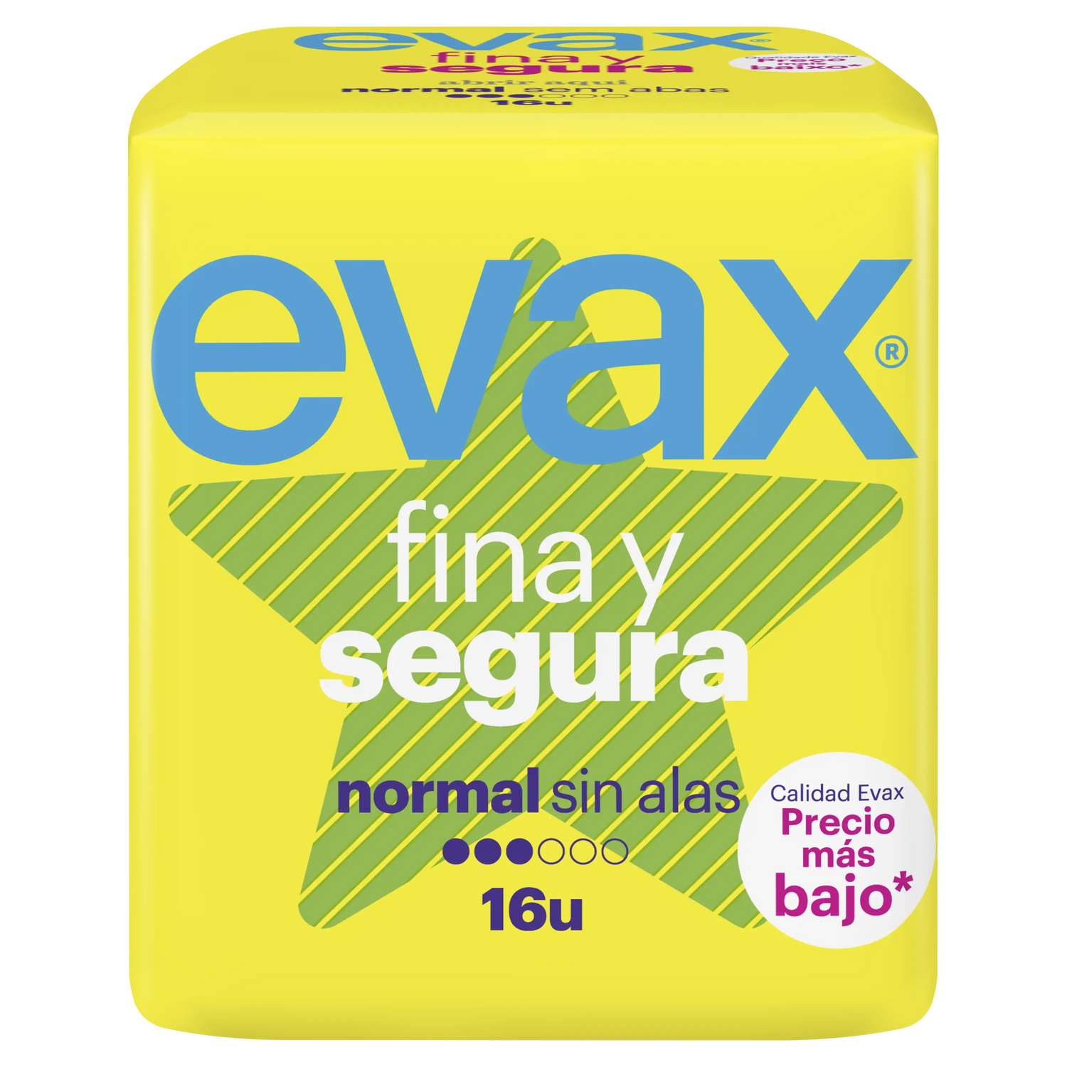 Evax Thin & Safe Normal Pads 16 unidades