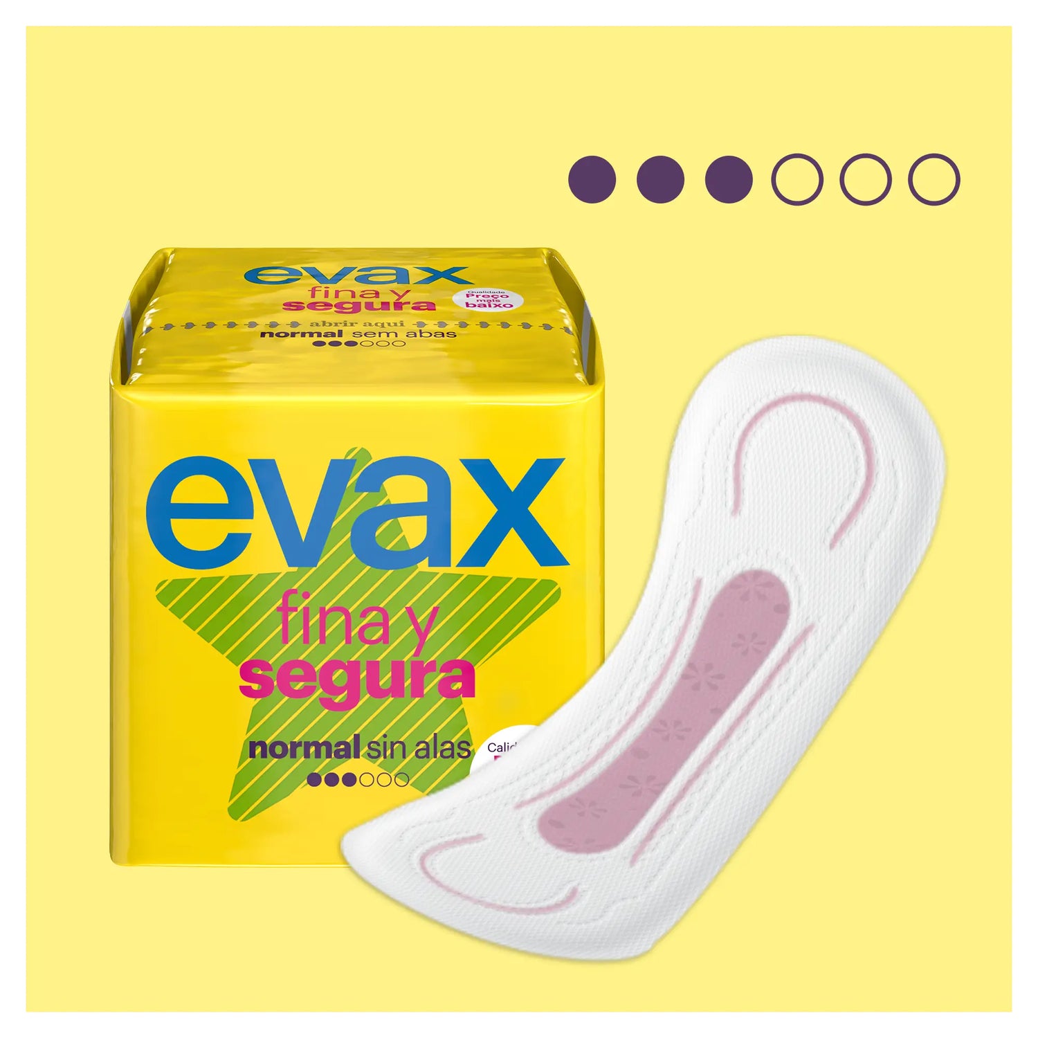 Evax Thin & Safe Normal Pads 16 unidades