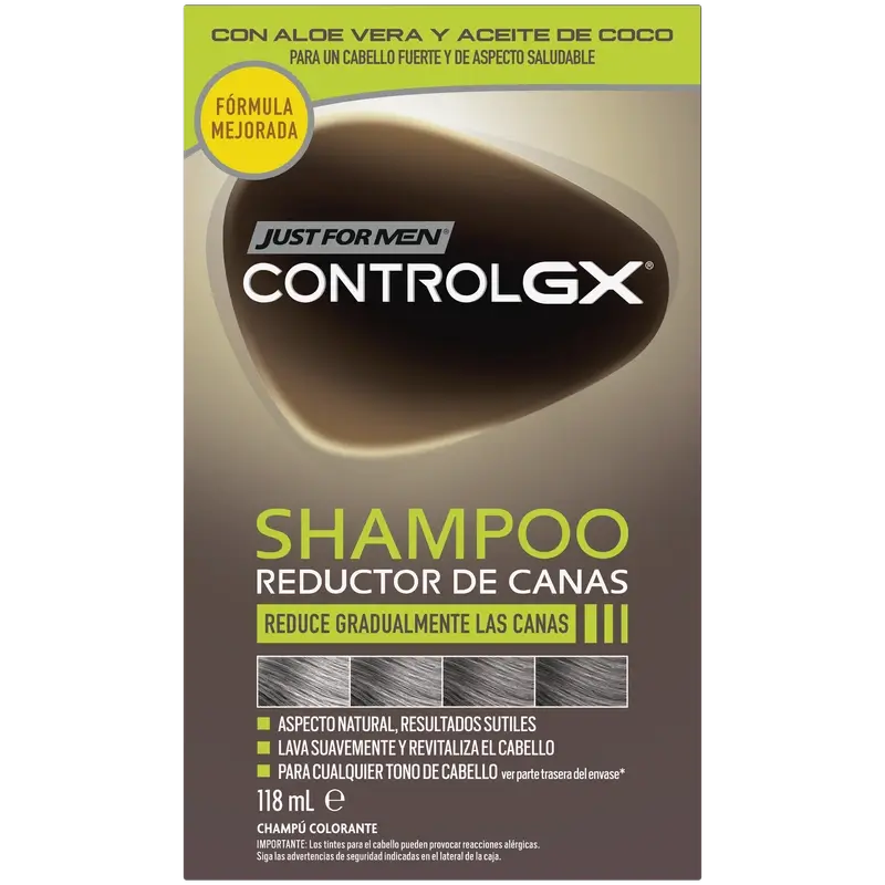 Champô Redutor de Cabelo Gx Grey Gx para Homem 118 ml