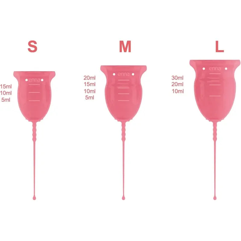 Copo menstrual sem aplicador Enna Cycle Original, tamanho M