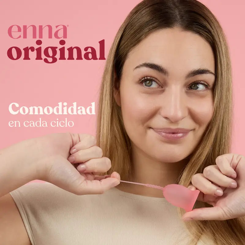 Copo menstrual sem aplicador Enna Cycle Original, tamanho M