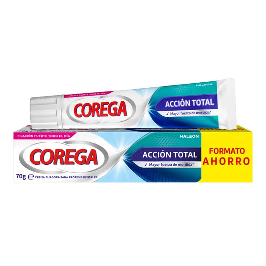 Corega Creme Fixador de Acção Total para Prótese Dentária, 70 gr