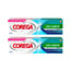 Corega Duplo Creme Adesivo Extra Forte Sem Sabor, 2 x 40 g