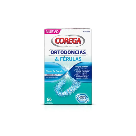 Corega Ortodontia e talas, 66 comprimidos