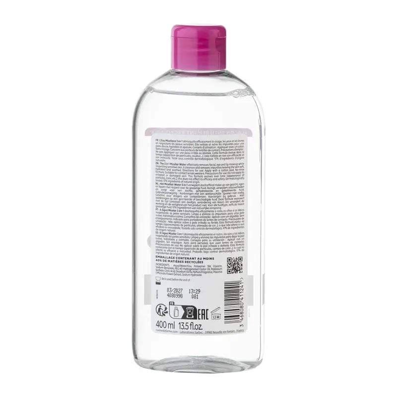 Corine De Farme Água Micelar 3em1 , 400 ml