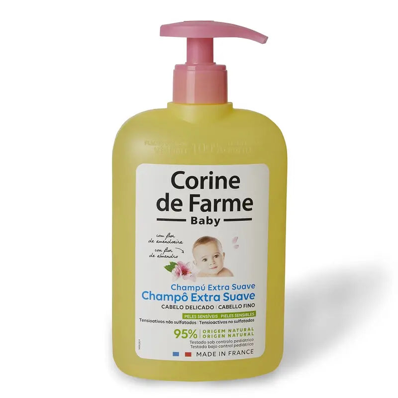 Corine De Farme Champô Extra Suave Flor de Amêndoa , 500 ml