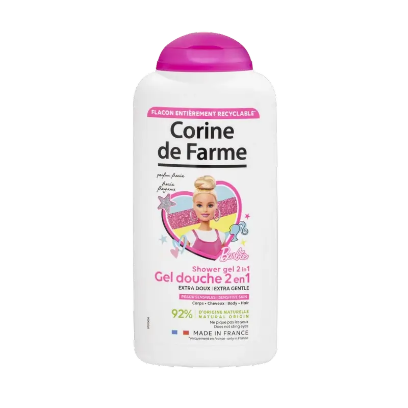 Corine De Farme Gel Duche 2 em 1 Barbie, 300 ml