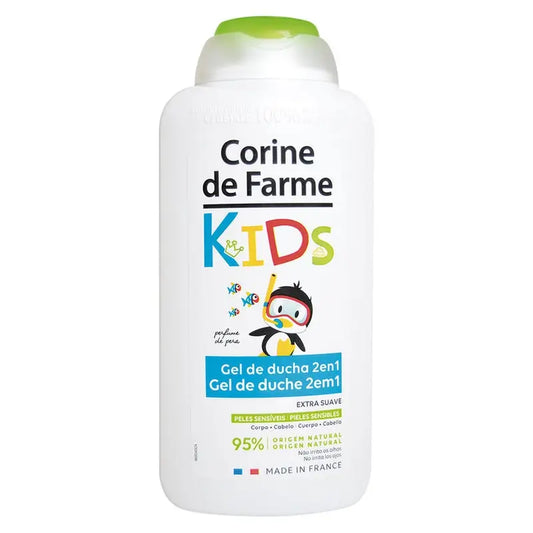 Corine De Farme Kids Gel Duche 2 em 1 Pera, 300 ml