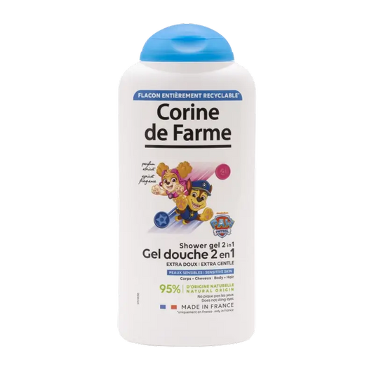 Corine De Farme Paw Patrol 2 em 1 Gel de Duche, 300 ml