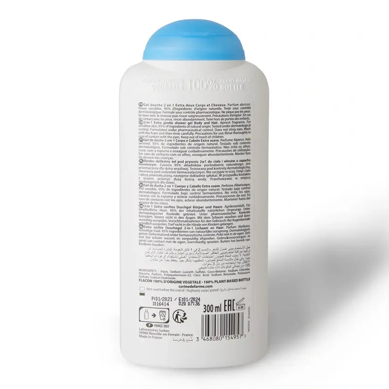 Corine De Farme Stitch A Pequena Sereia 3 em 1 Gel de Duche , 500 ml