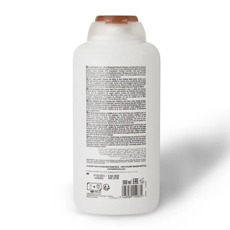 Corine De Farme Gel de Duche Água de Coco , 750 ml