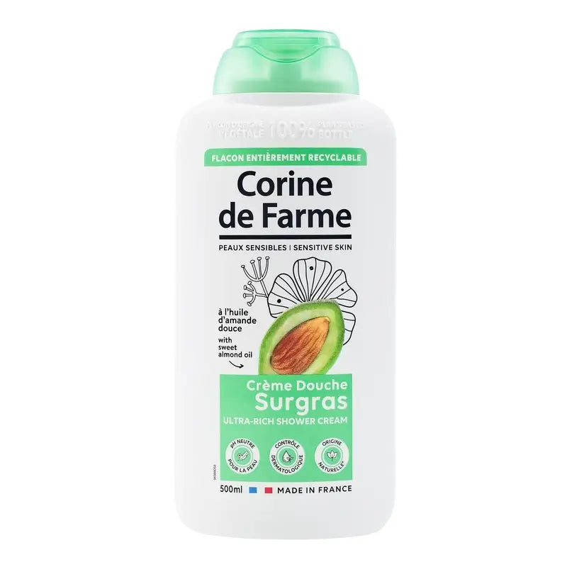 Gel de duche com extrato de coco Corine De Farme , 500 ml