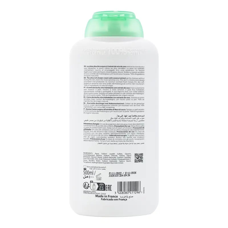 Corine De Farme Gel de Duche com Extrato de Baunilha , 500 ml