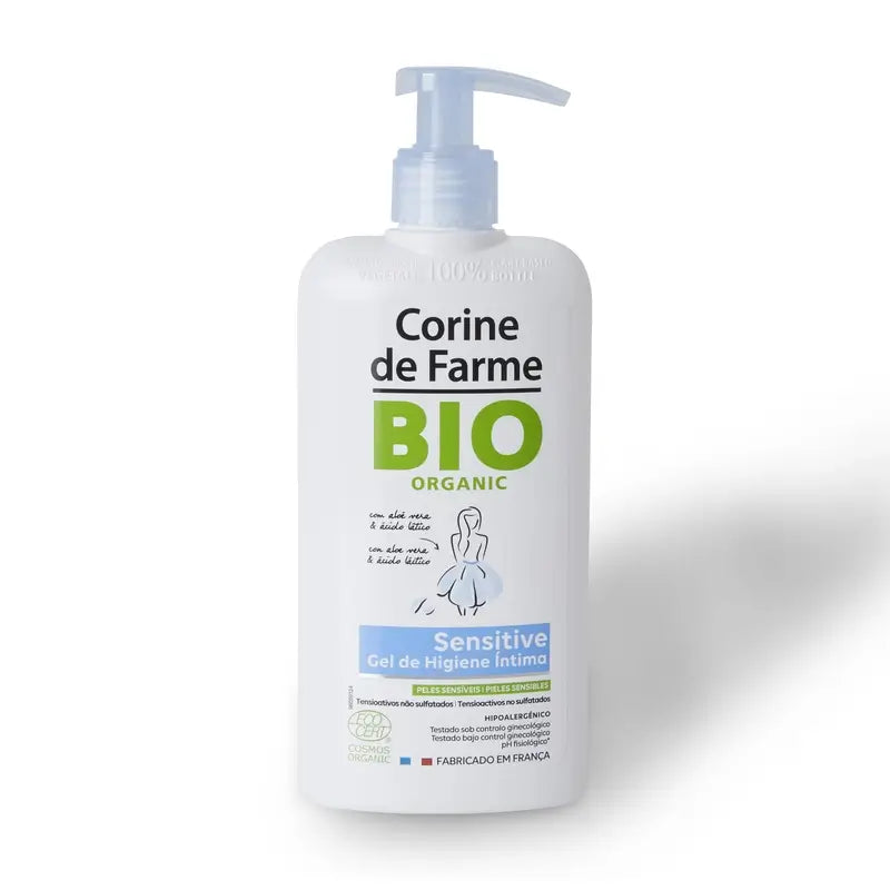 Corine De Farme Gel de Higiene Íntima Sensitive Bio , 250 ml