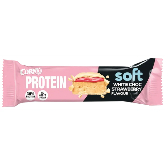 Corny Protein Soft Chocolate Branco e Morango , 45 gramas