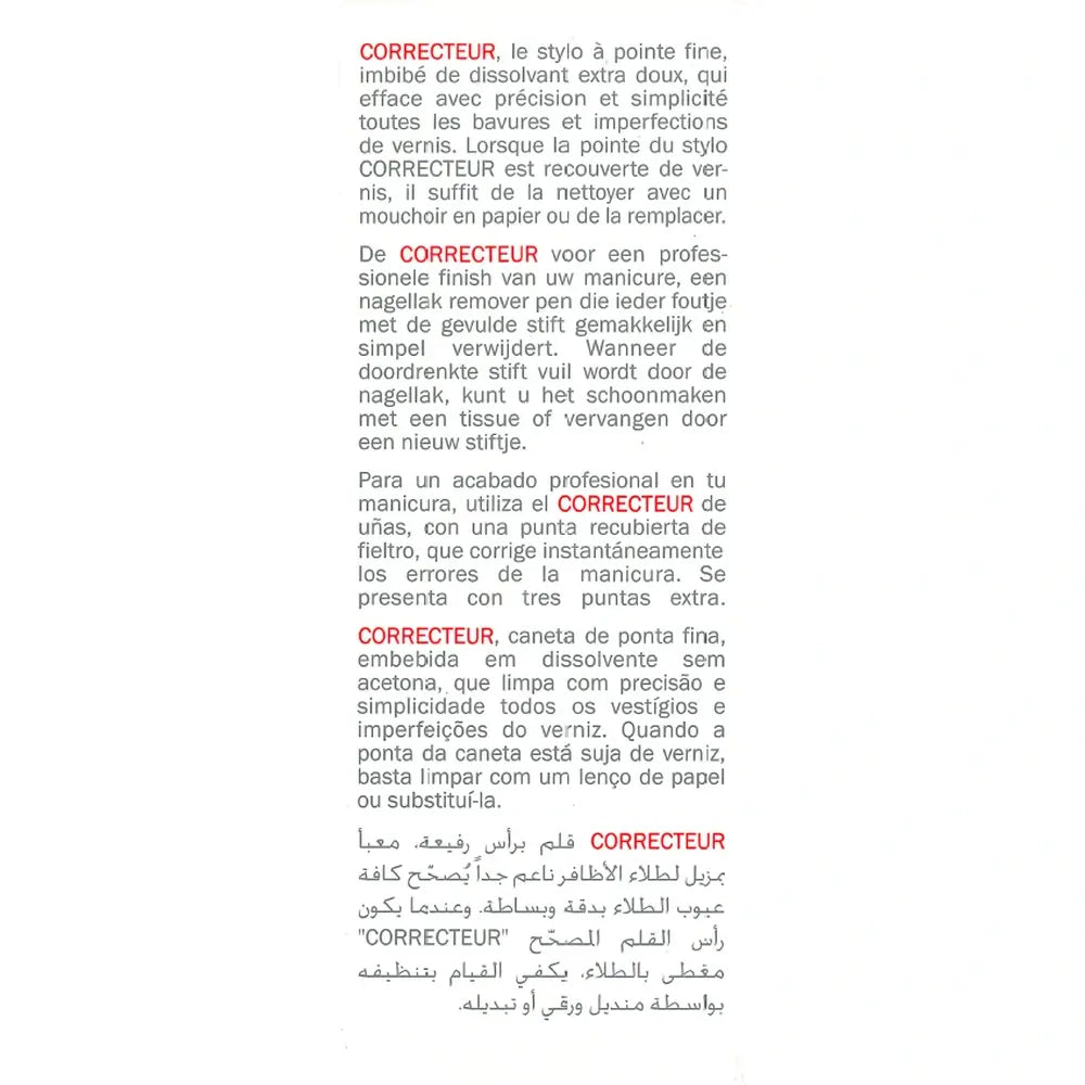 Corrector de verniz de unhas Mavala