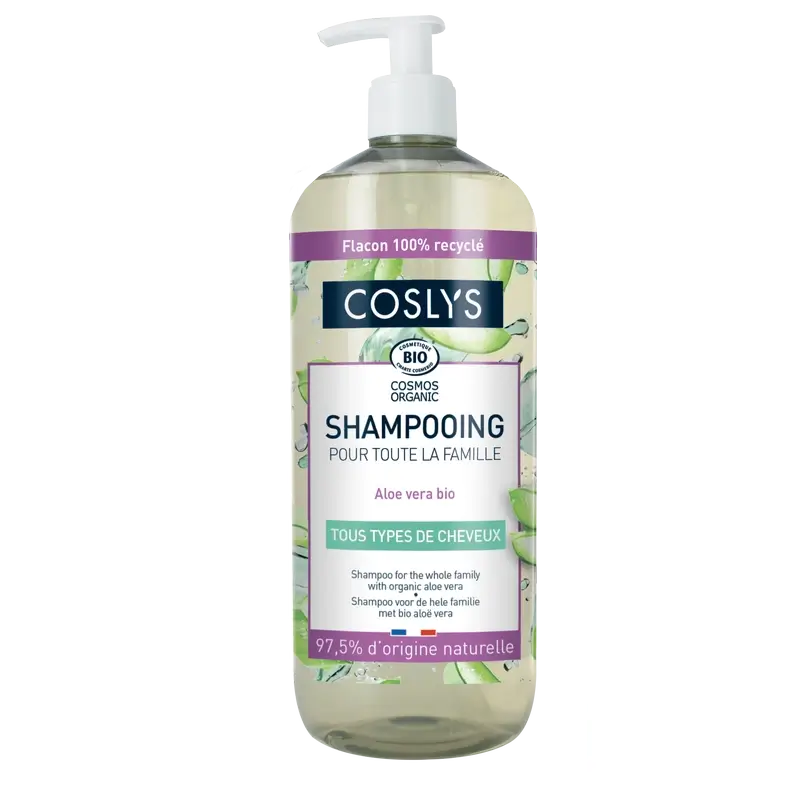 Coslys Champô Para Toda a Família Com Aloé Vera, 1000 ml