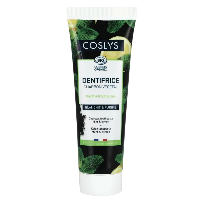 Pasta de dentes Coslys Carvão Vegetal , 1000 ml