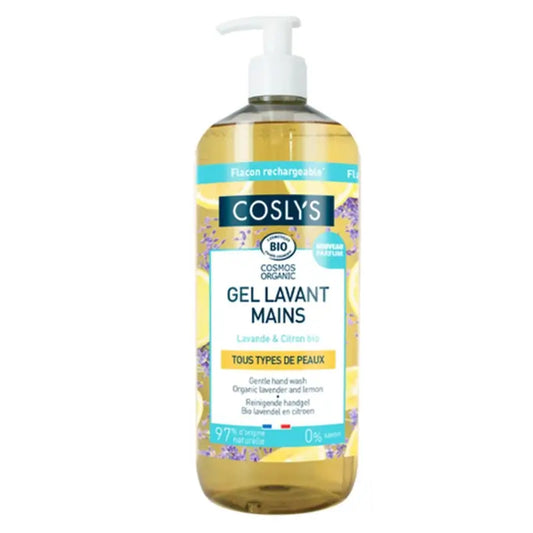Coslys Sabonete Líquido Orgânico para as Mãos Gel com Limão, 1000 ml