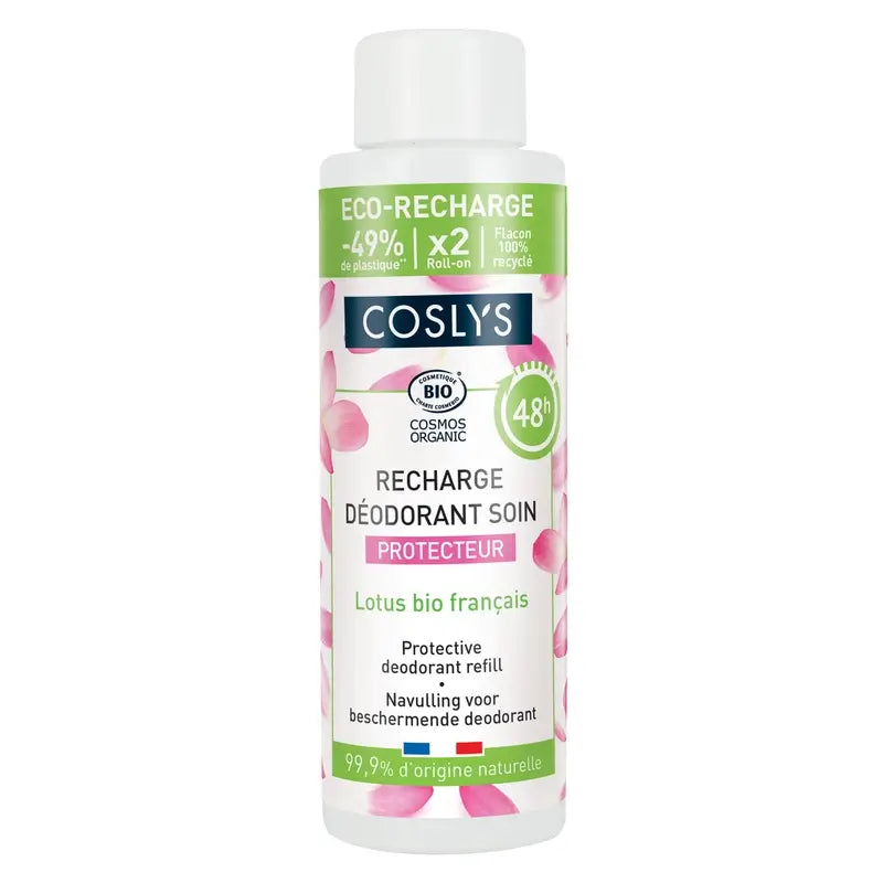 Coslys Protective Deodorant Refill (Flor de Lótus), 100 ml