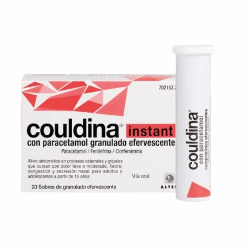 Couldina Instant com Paracetamol 20 Saquetas Efervescentes