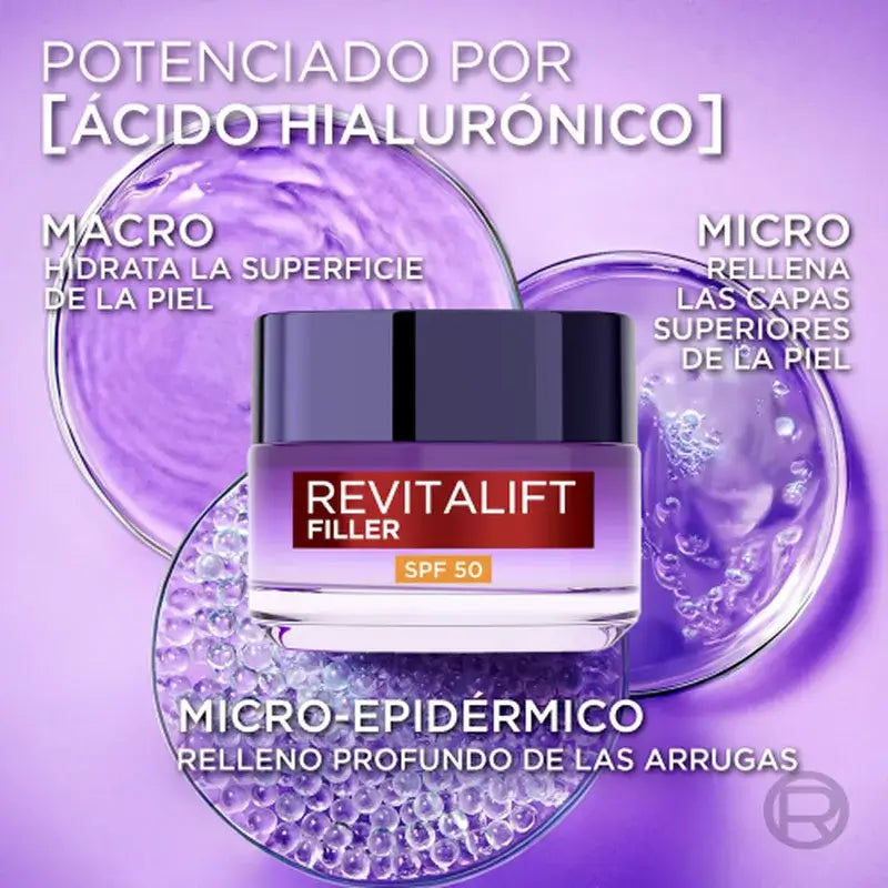 L'Oréal Paris Creme Rejuvenescedor Intensivo com Ácido Hialurónico e FPS 50: Volume e Proteção Uvb/Uva