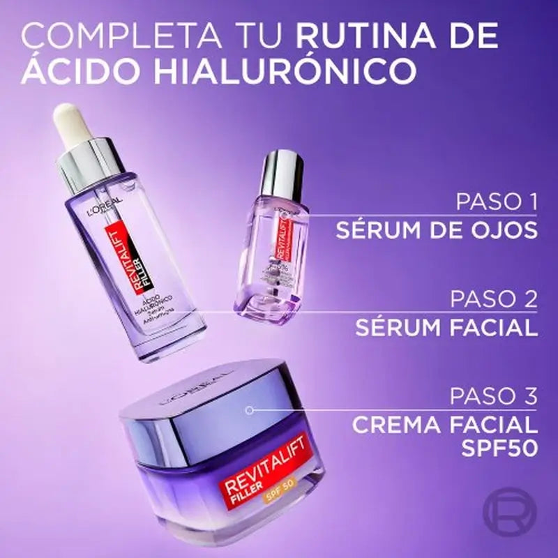 L'Oréal Paris Creme Rejuvenescedor Intensivo com Ácido Hialurónico e FPS 50: Volume e Proteção Uvb/Uva