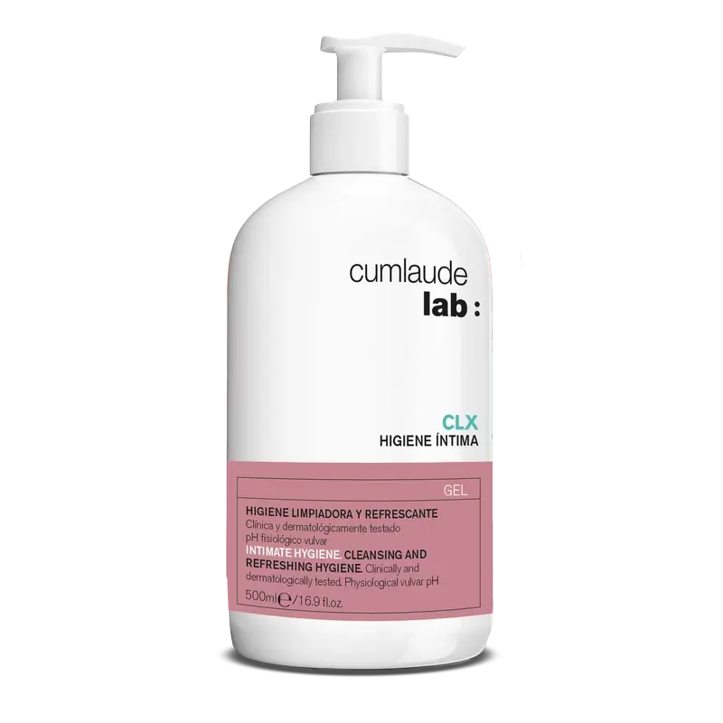 Cumlaude Lab Gel de Limpeza de Higiene Íntima CLX, 500 ml