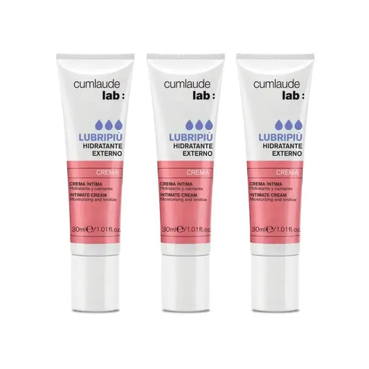 Cumlaude Lab Lubripiù Creme Hidratante Vulvar, Embalagem 3 x 30 ml