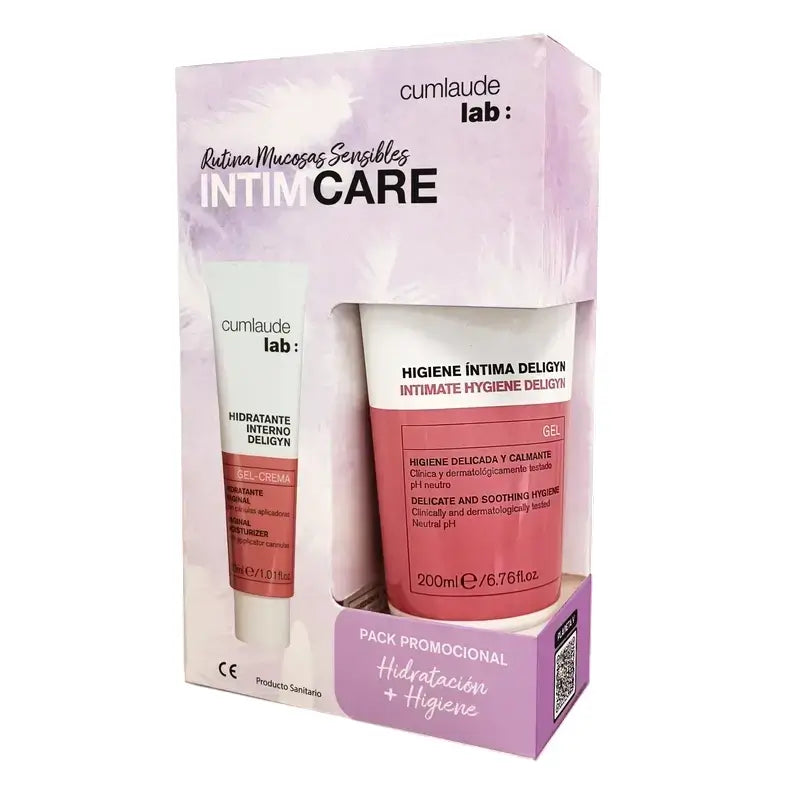 Cumlaude Lab Menopause Pack Deligyn Higiene Íntima 200Ml + Hidratante Interno 30Ml