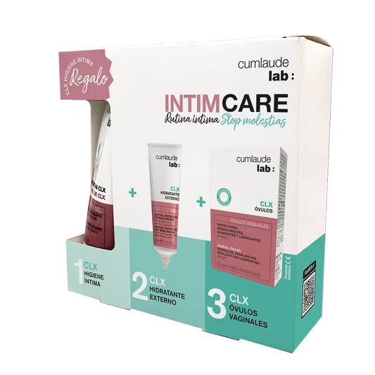 Cumlaude Lab Pack Stop Desconforto Clx Hidratante Externo 30 Ml + Clx Óvulo + Presente Higiene Íntima 100 Ml