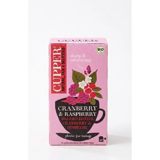 Cupper Blueberry & Raspberry Infusion 20Sachês. Bio Vega