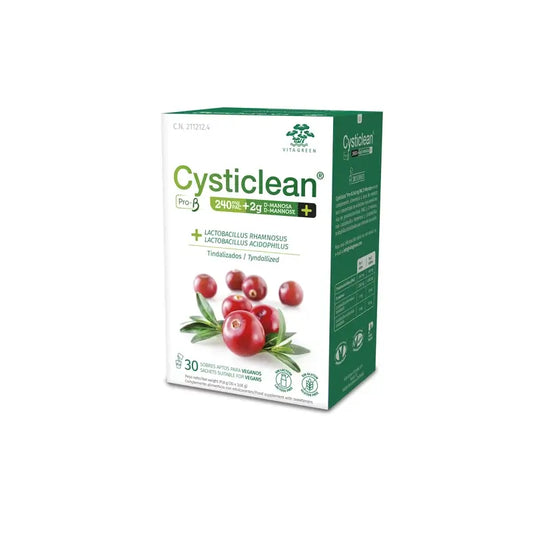 Cysticlean Prob-D Mannose 240 Mg Pac, 30 saquetas