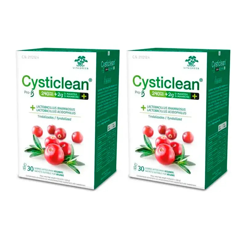 Cysticlean Prob-D Mannose 240 Mg Pac, 2x30 Saquetas