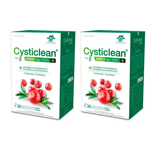Cysticlean Prob-D Mannose 240 Mg Pac, 2x30 Saquetas