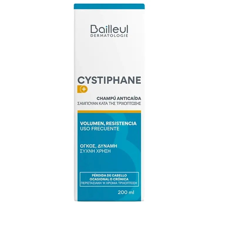 CYSTIPHANE Biorga champô anti-perda de cabelo 200 ml