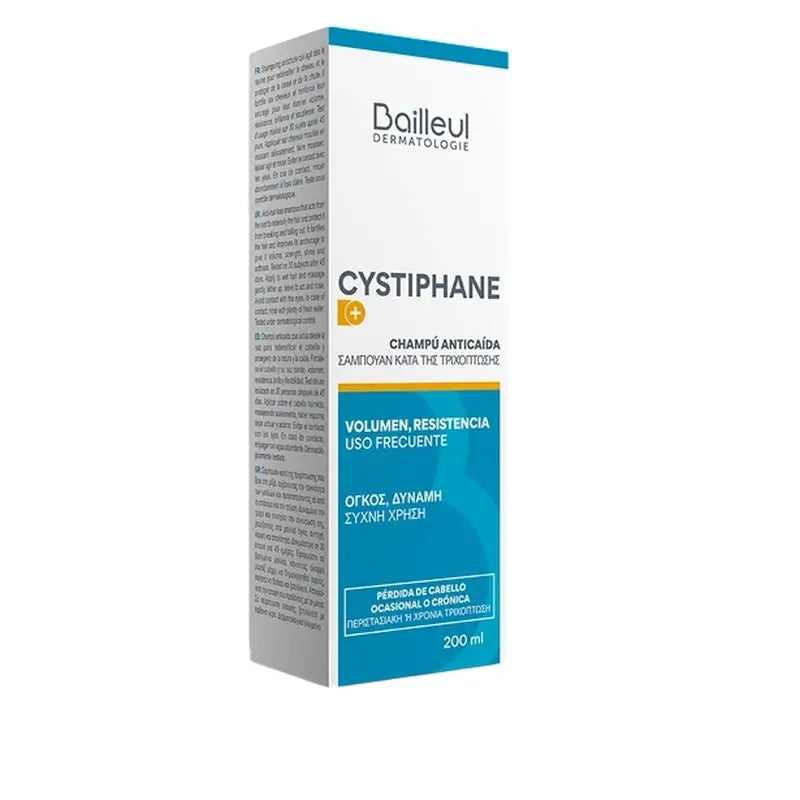 CYSTIPHANE Biorga champô anti-perda de cabelo 200 ml