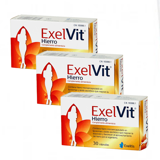 Exelvit Iron Pack 3x30 Cápsulas