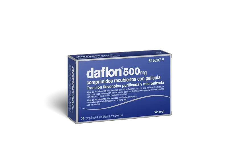 Daflon 500 mg 30 comprimidos revestidos por película
