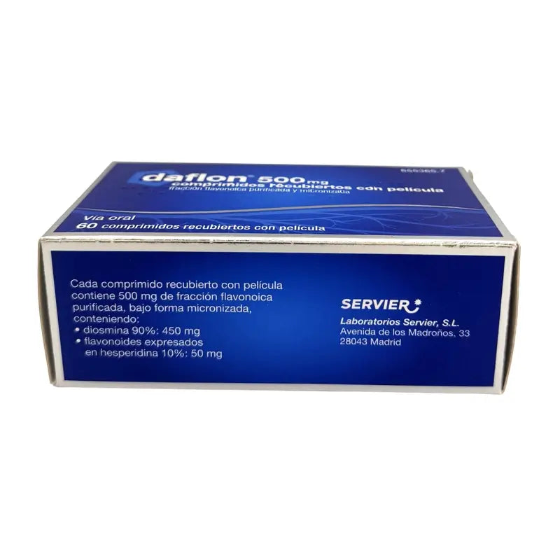 Daflon 500 mg 30 comprimidos revestidos por película