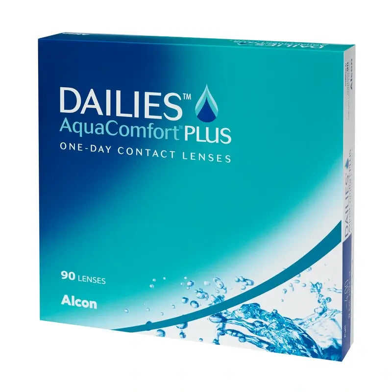 Dailies AquaComfort Plus Daily Spherical Lenses , 90 unidades - +3.00, 8.7, 14.0