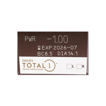 Dailies Total1 Daily Spherical Lenses , 30 unidades