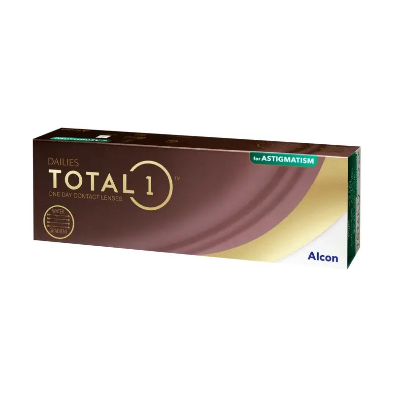Dailies Total1 Lentes Diárias Toric , 30 unidades - -5.00, -0.75, 180, 8.6, 14.50