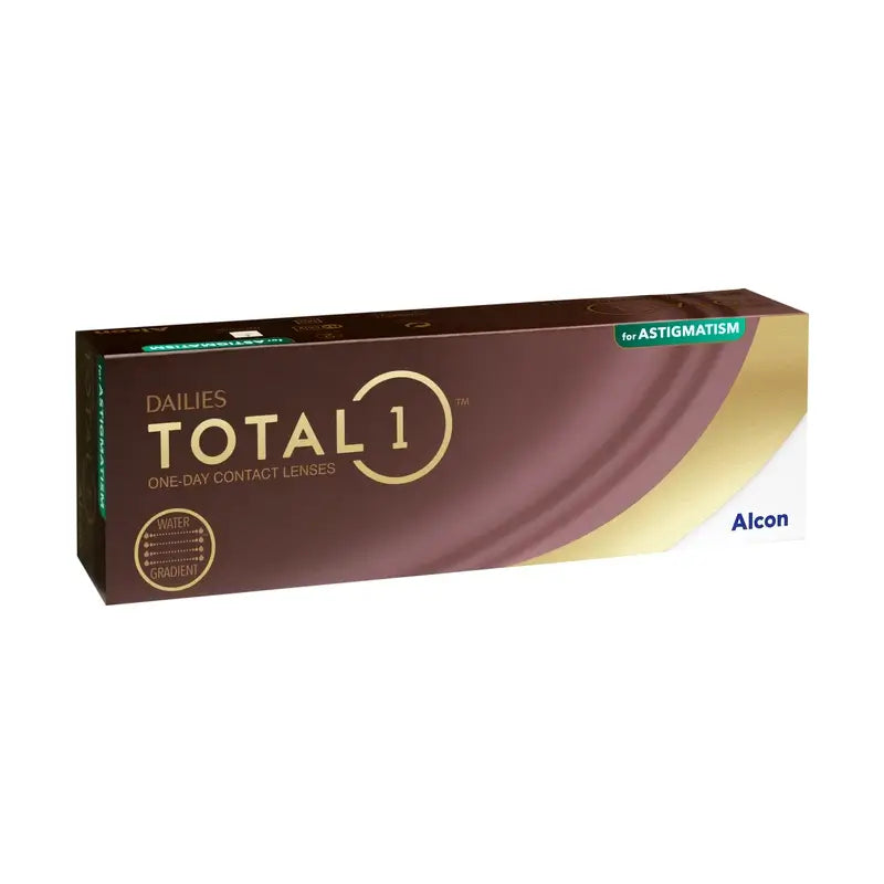 Dailies Total1 Lentes Diárias Toric , 30 unidades - -1.00, -2.25, 170, 8.6, 14.50