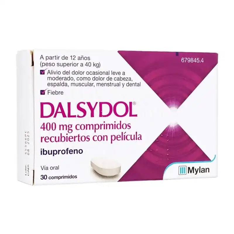 Dalsydol 400 mg, 30 comprimidos revestidos por película