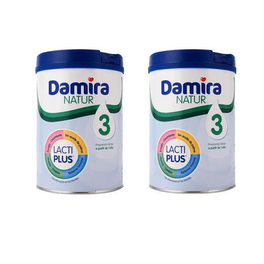 Damira Pack Natur 3 Leite de seguimento 2 x 800 g