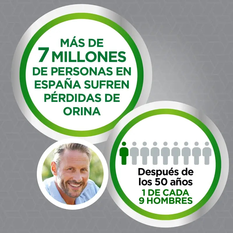 Depend Normal L/Xl Fralda masculina para adultos , 9 peças